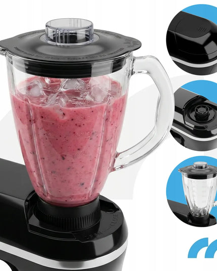 Daugiafunkcis planetinis virtuvinis kombainas Maltec, 6,2 l, mėsmalė, plaktuvas, blenderis