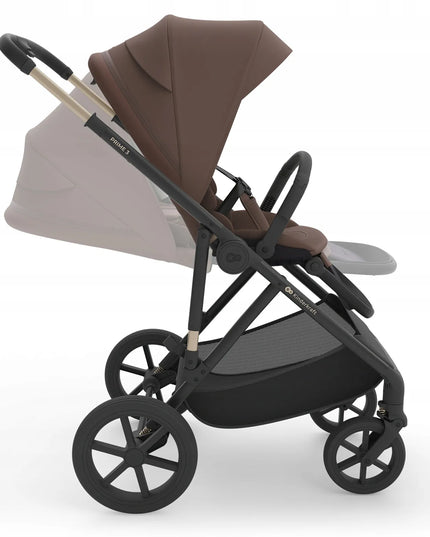 Daugiafunkcis vaikiškas vežimėlis 2 viename Kinderkraft PRIME 3 sportinė dalis ir lopšys