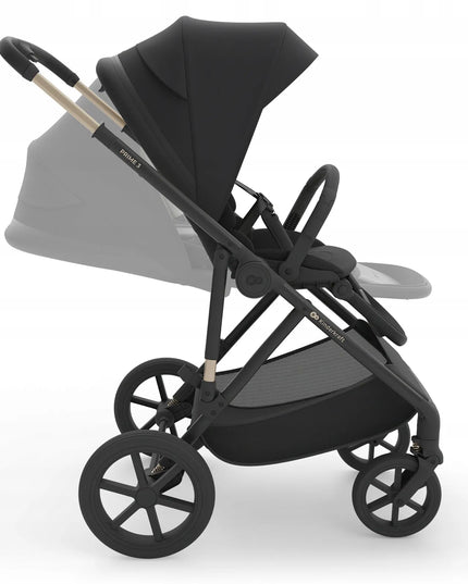 Daugiafunkcis vaikiškas vežimėlis 3-in-1 Kinderkraft PRIME 3 su lopšiu, sportine dalimi ir automobiline kėdute