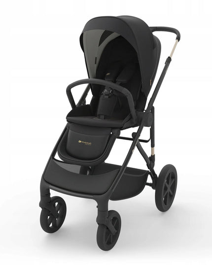 Daugiafunkcis vaikiškas vežimėlis 3-in-1 Kinderkraft PRIME 3 su lopšiu, sportine dalimi ir automobiline kėdute