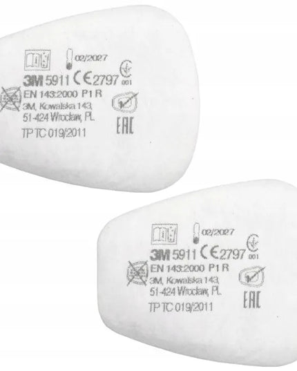Dažymo darbų rinkinys 3M 6200 kaukė su 6075 formaldehido filtrais, originalas
