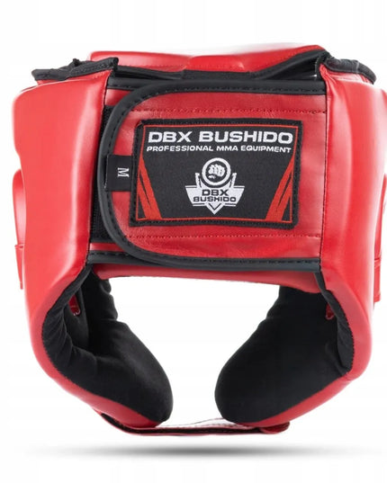 DBX Bushido turnyrinis bokso šalmas ARH-2190-RED – raudonas