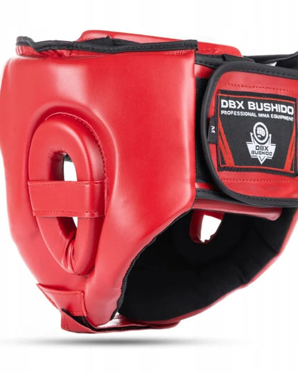DBX Bushido turnyrinis bokso šalmas ARH-2190-RED – raudonas