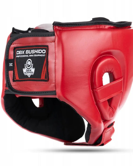 DBX Bushido turnyrinis bokso šalmas ARH-2190-RED – raudonas