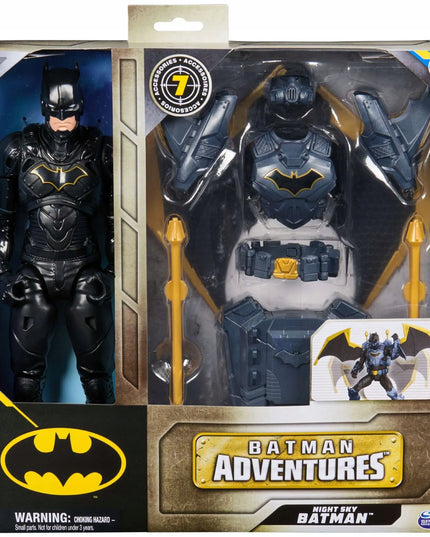 DC BATMAN ADVENTURES didelė figūrėlė, tamsos riteris 30 cm + 7 priedai