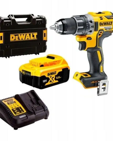 DCD791P1 DeWalt akumuliatorinis gręžtuvas-suktuvas XR 18V su 1x5Ah akumuliatoriumi ir įkrovikliu