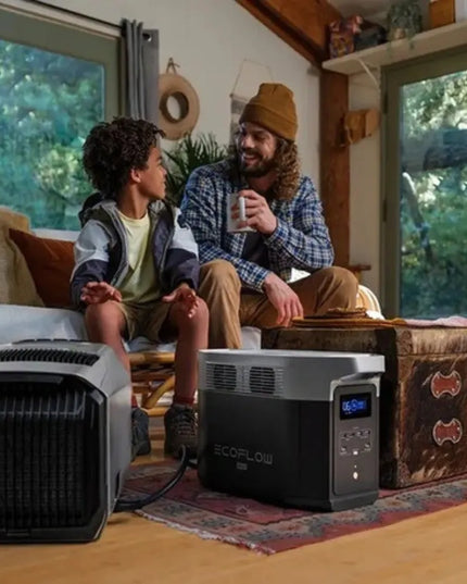 EcoFlow DELTA 2 Max 2400 W nešiojamoji energijos stotis, UPS, X-Boost, 2048 Wh, LFP
