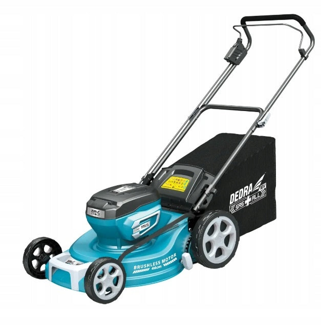 Dedra SAS+ALL 2x18V akumuliatorinė bešepetėlinė vejapjovė 46cm DED6997X