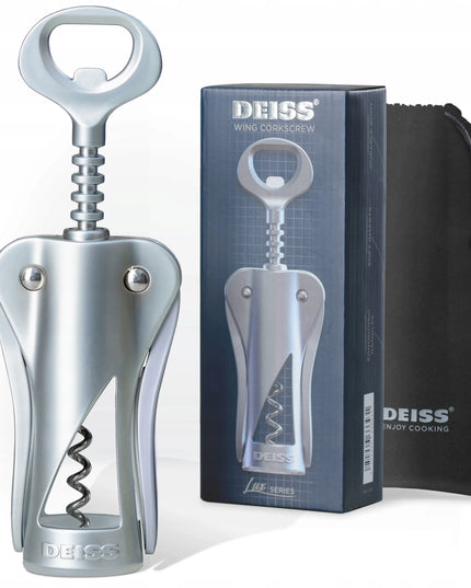 Deiss LUX vyno atidariklis, metalinis kamščiatraukis