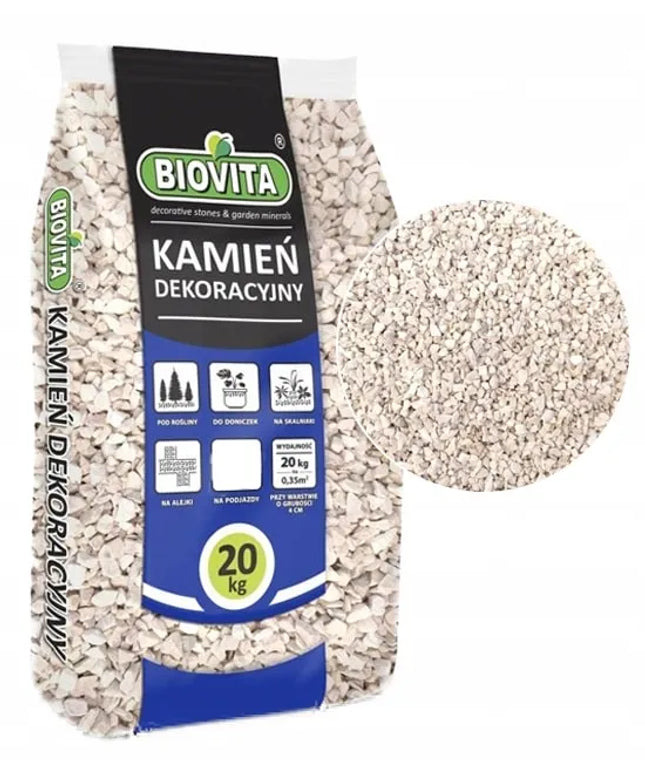 Dekoratyvinis skaldos akmuo Biovita smėlio spalvos Marianna 8-16 mm 20 kg