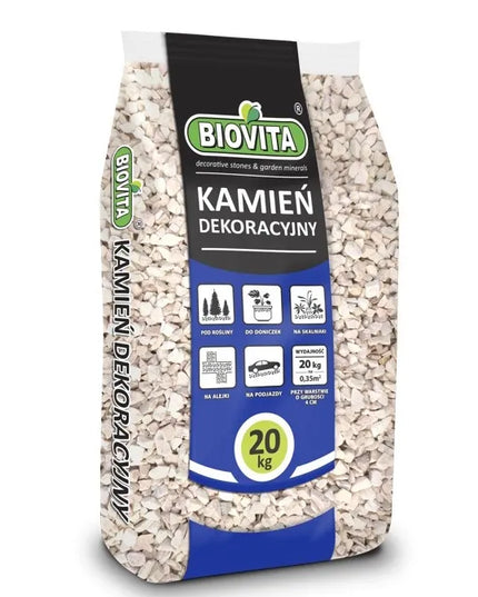 Dekoratyvinis skaldos akmuo Biovita smėlio spalvos Marianna 8-16 mm 20 kg