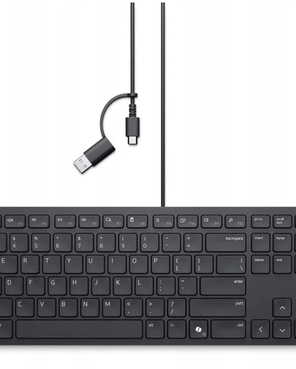 Dell Collaboration Keyboard KB525C laidinė klaviatūra, US layout, juoda