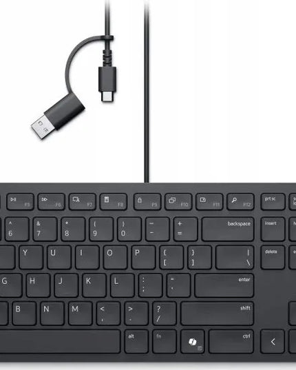 Dell Collaboration Keyboard KB525C laidinė klaviatūra, US layout, juoda