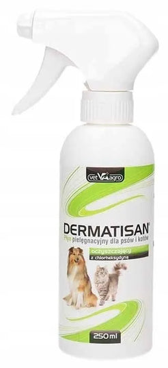 Dermatisan skystis su chlorheksidinu šunims ir katėms 250 ml