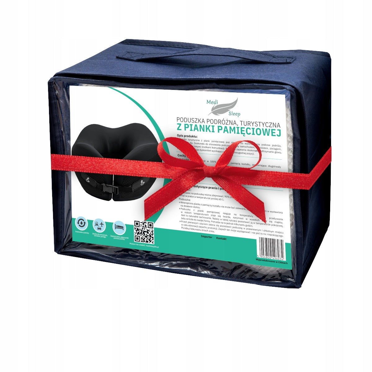 Kelioninė pagalvėlė "ragelis" kaklui į automobilį, lėktuvą MEDI SLE