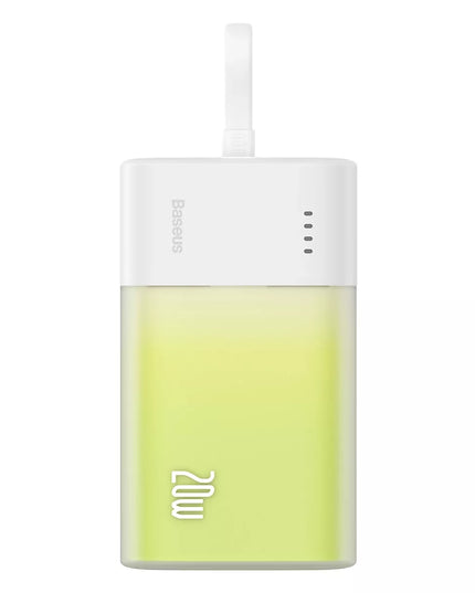 BASEUS 20W 5200mAh išorinė baterija su integruotu Lightning laidu