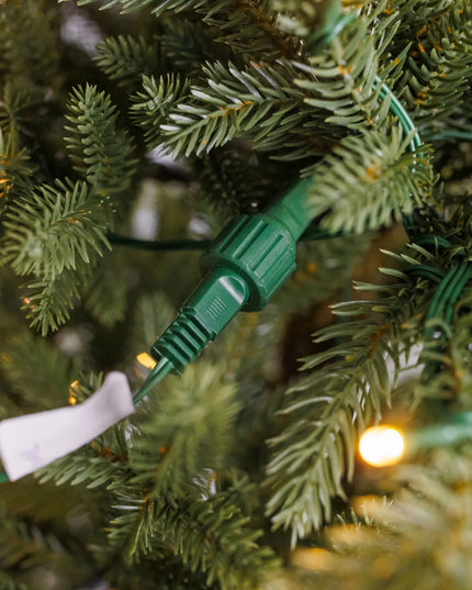 Dirbtinė eglutė Arkties eglė žalia PE+PVC 1,95 m + LED girlianda