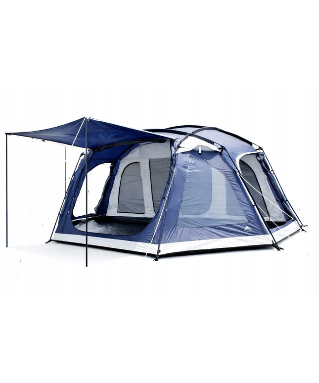 Didelė 24 m² aukšta XXL palapinė, 8 vietų, 5000 mm, integruotas pagrindas