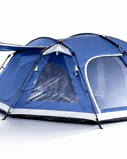 Didelė 24 m² aukšta XXL palapinė, 8 vietų, 5000 mm, integruotas pagrindas