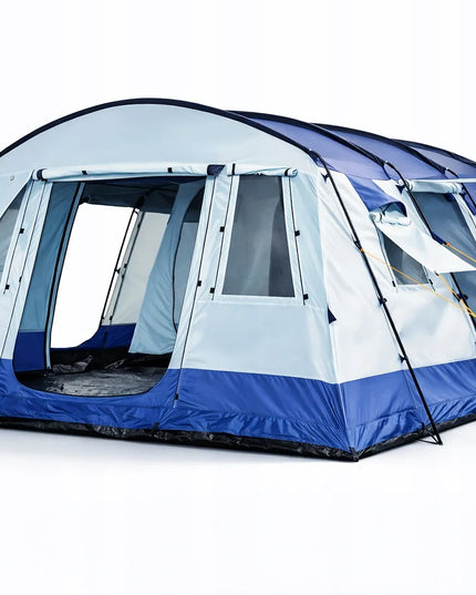 Didelė 25 m² šeimyninė palapinė NEVADA XXL, skirta 6–12 asmenų, 5000 mm, „Sleep Well“ technologija