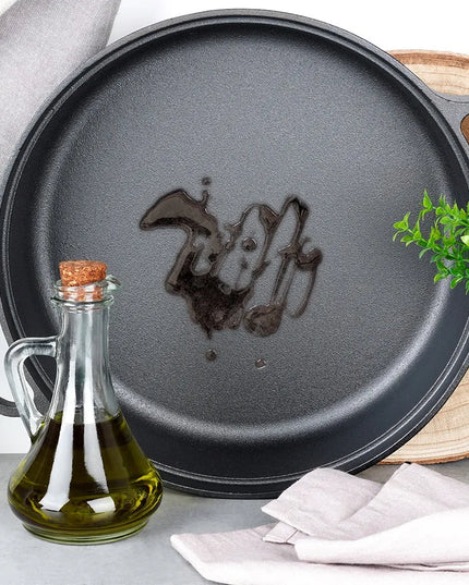 Didelė KETINĖ KEPTUVĖ 30 cm – troškinimui, kepimui ir kepinimui