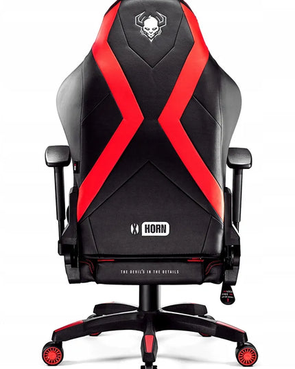 Didelė žaidimų kėdė DIABLO X-HORN 2.0 King Size, juoda ir raudona