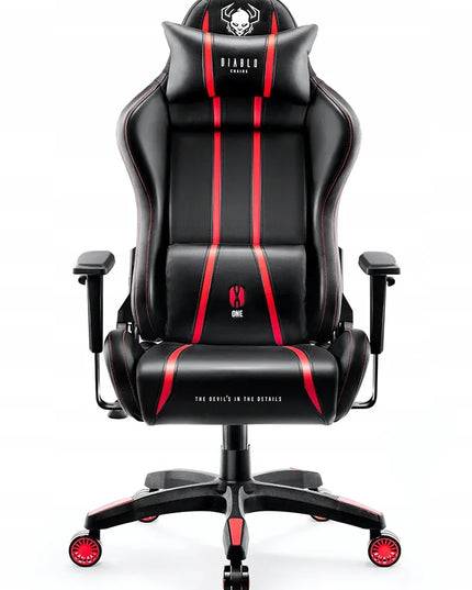 Didelė žaidimų kėdė Diablo X-One 2.0 King juoda ir raudona