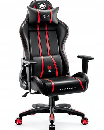 Didelė žaidimų kėdė Diablo X-One 2.0 King juoda ir raudona