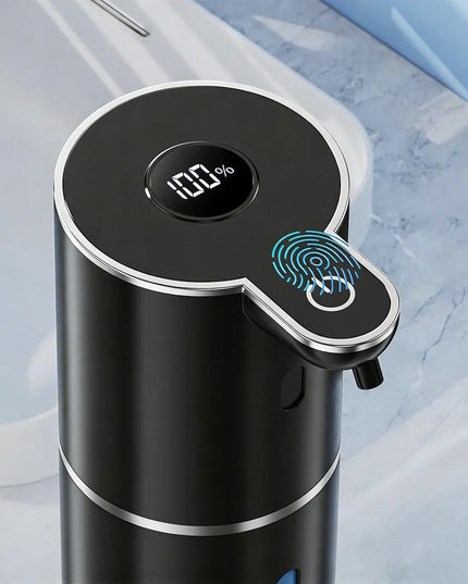 Didelis bekontaktis automatinis muilo dozatorius su USB-C įkrovimu