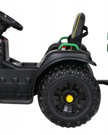 Didelis elektrinis traktorius su priekaba „Titanium“, minkšti ratai, BDM0925