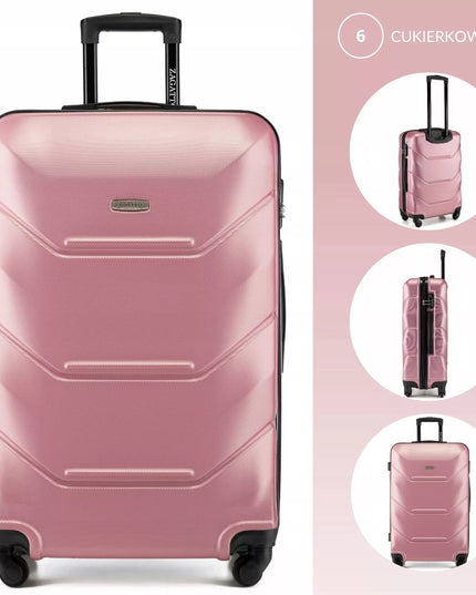 Didelis kelioninis lagaminas su ratukais RYANAIR WIZZAIR 90L XXL 7 spalvų ZAGATTO