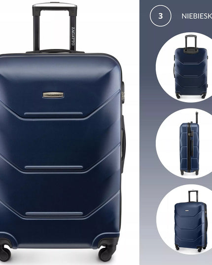 Didelis kelioninis lagaminas su ratukais RYANAIR WIZZAIR 90L XXL 7 spalvų ZAGATTO