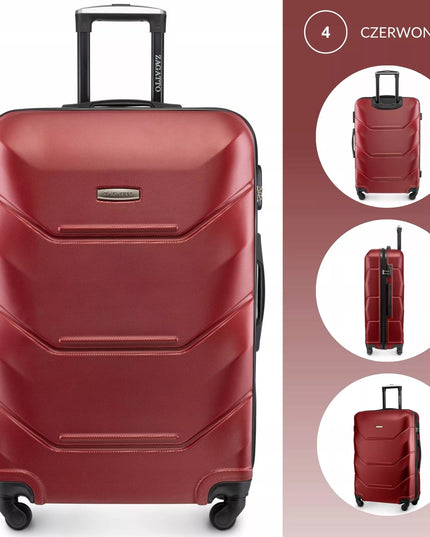 Didelis kelioninis lagaminas su ratukais RYANAIR WIZZAIR 90L XXL 7 spalvų ZAGATTO
