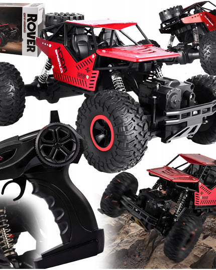 Didelis nuotoliniu būdu valdomas visureigis RC Metal 4x4, 1:16 mastelis