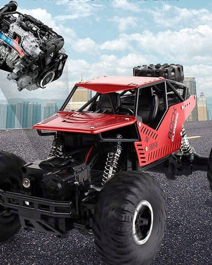 Didelis nuotoliniu būdu valdomas visureigis RC Metal 4x4, 1:16 mastelis