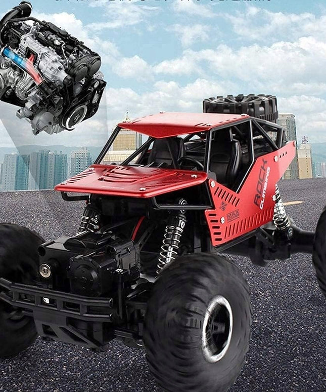 Didelis nuotoliniu būdu valdomas visureigis RC Metal 4x4, 1:16 mastelis