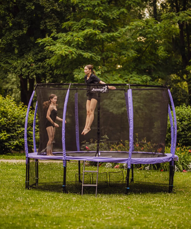 Didelis saugus sodo batutas vaikams Maxy Comfort + 14FT JUMPI