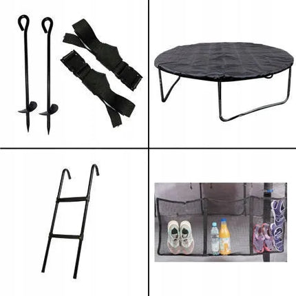 Didelis saugus sodo batutas vaikams Maxy Comfort + 14FT JUMPI