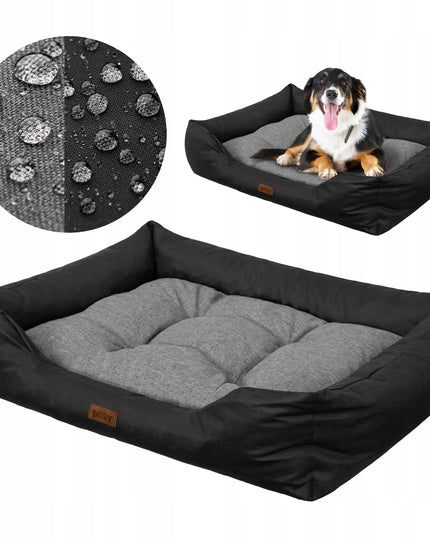 Didelis tvirtas šuns guolis Puffy XL 92x73 cm – neperšlampamas guolis Labradorui ir kitoms didelėms veislėms
