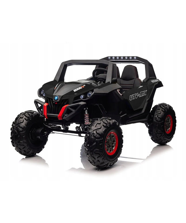 DIDELIS vaikiškas visureigis Buggy UTV-MX 2000N, auksinis, 4x75W pavara