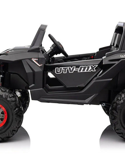 DIDELIS vaikiškas visureigis Buggy UTV-MX 2000N, auksinis, 4x75W pavara