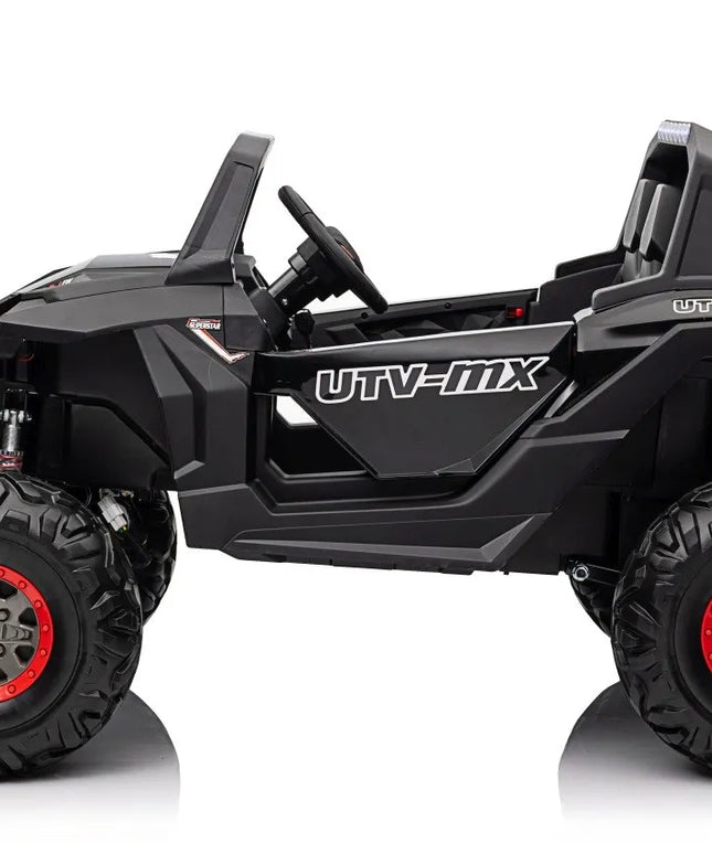 DIDELIS vaikiškas visureigis Buggy UTV-MX 2000N, auksinis, 4x75W pavara