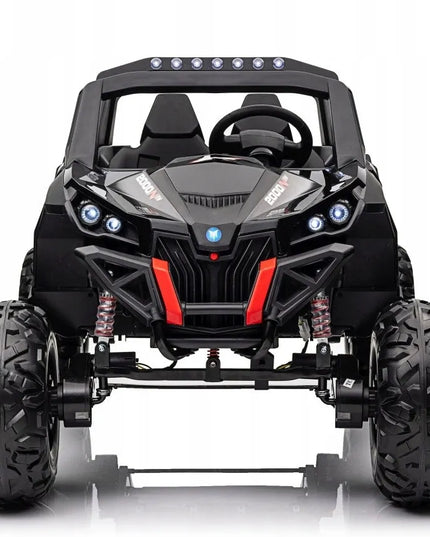 DIDELIS vaikiškas visureigis Buggy UTV-MX 2000N, auksinis, 4x75W pavara