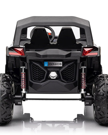DIDELIS vaikiškas visureigis Buggy UTV-MX 2000N, auksinis, 4x75W pavara