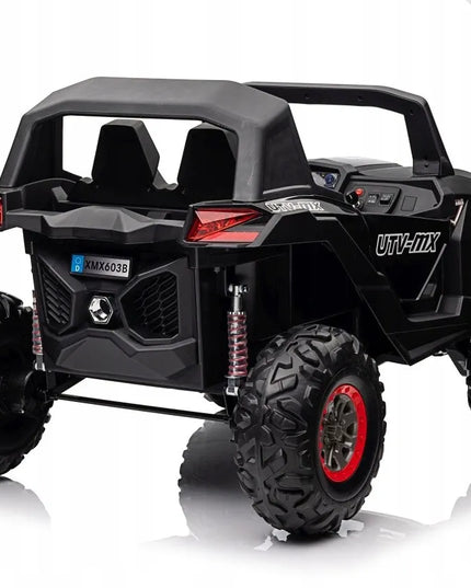 DIDELIS vaikiškas visureigis Buggy UTV-MX 2000N, auksinis, 4x75W pavara