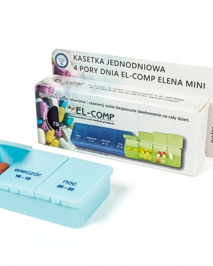 Dieninė tablečių dėžutė vaistams Elena Mini, El-Comp