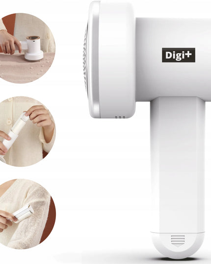 Digi+ M2 audinių ir drabužių skustuvas, galingas, akumuliatorinis, USB 2000mAh