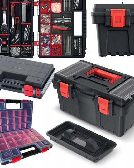 DIKEL įrankių dėžė KDR5025 + organizatorius smulkioms detalėms NORD14DUO