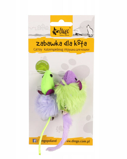Dingo žaislas katei pelytės PARTY 2 vnt.