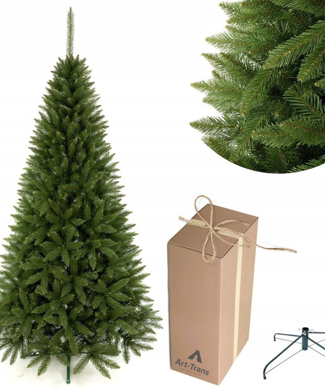 Dirbtinė eglutė Kaukazinė eglė 220 cm tanki kaip gyva pagaminta Lenkijoje